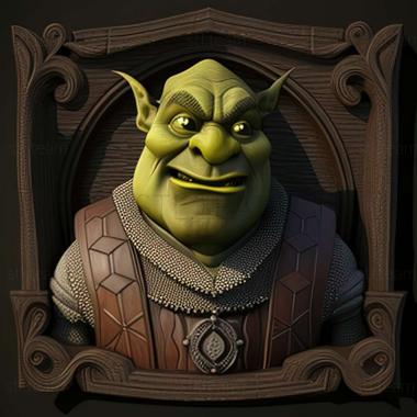 3D модель SHREK ТРЕТЯ гра (STL)